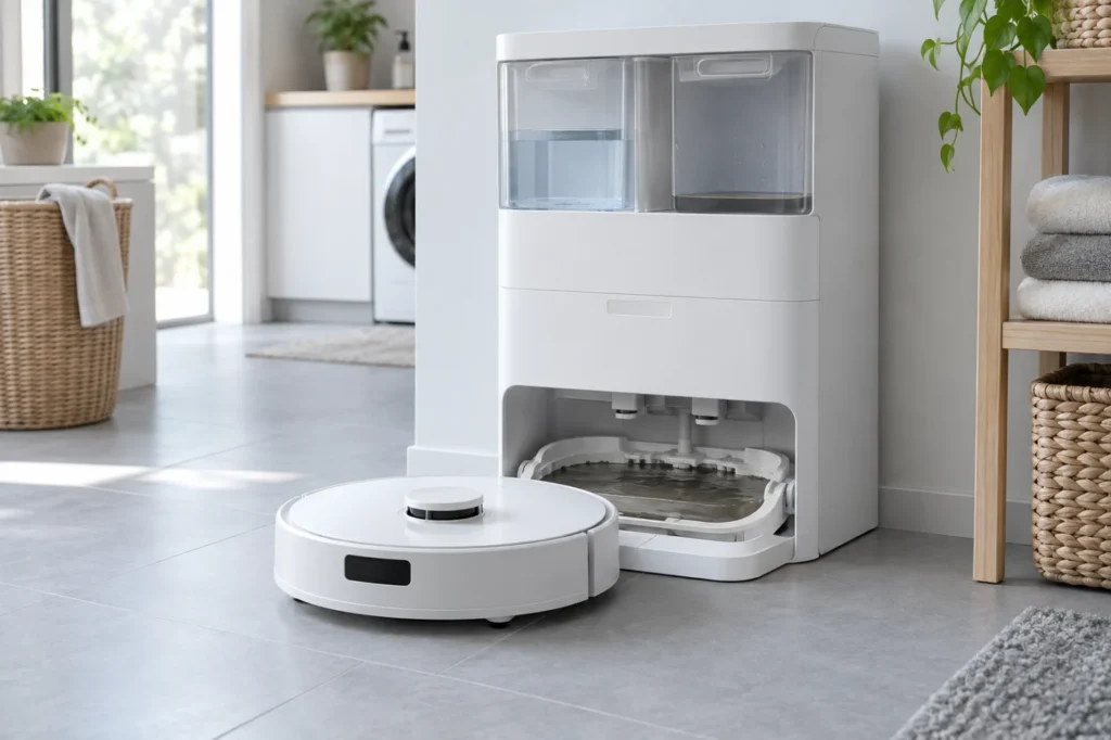 Ecovacs T20 OMNI dirty water not recycled from the cleaning sink